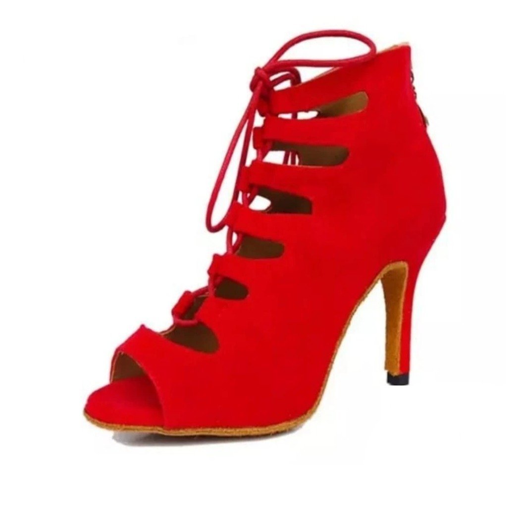 Ladies Mid-High-Heel Soft-Soled Comfortable Dancing Shoes