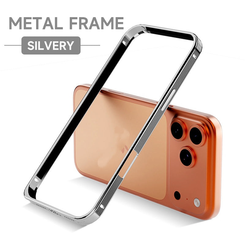 Ultra-thin Metal Texture Seahorse Buckle Aluminum Alloy Frame Phone Case