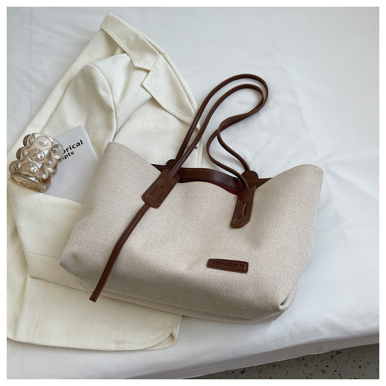 Shoulder Bag Simple Fashion All-match Casual Handbag - Coffee