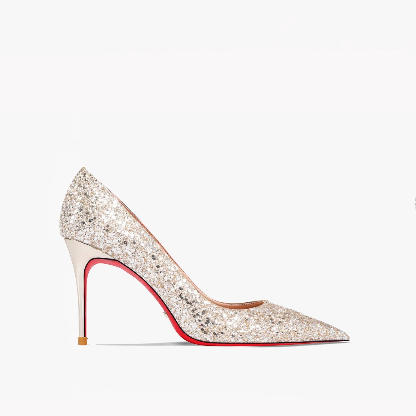 New 12cm Super Pointed High Heels Women’s Black Silver Sequins - 2Gold 8cm / 33