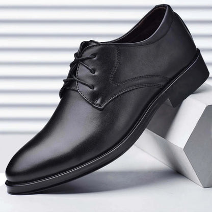 Prestige Derby | Men’s Leather Dress Shoes for Business & Formal Wear - Black / 38