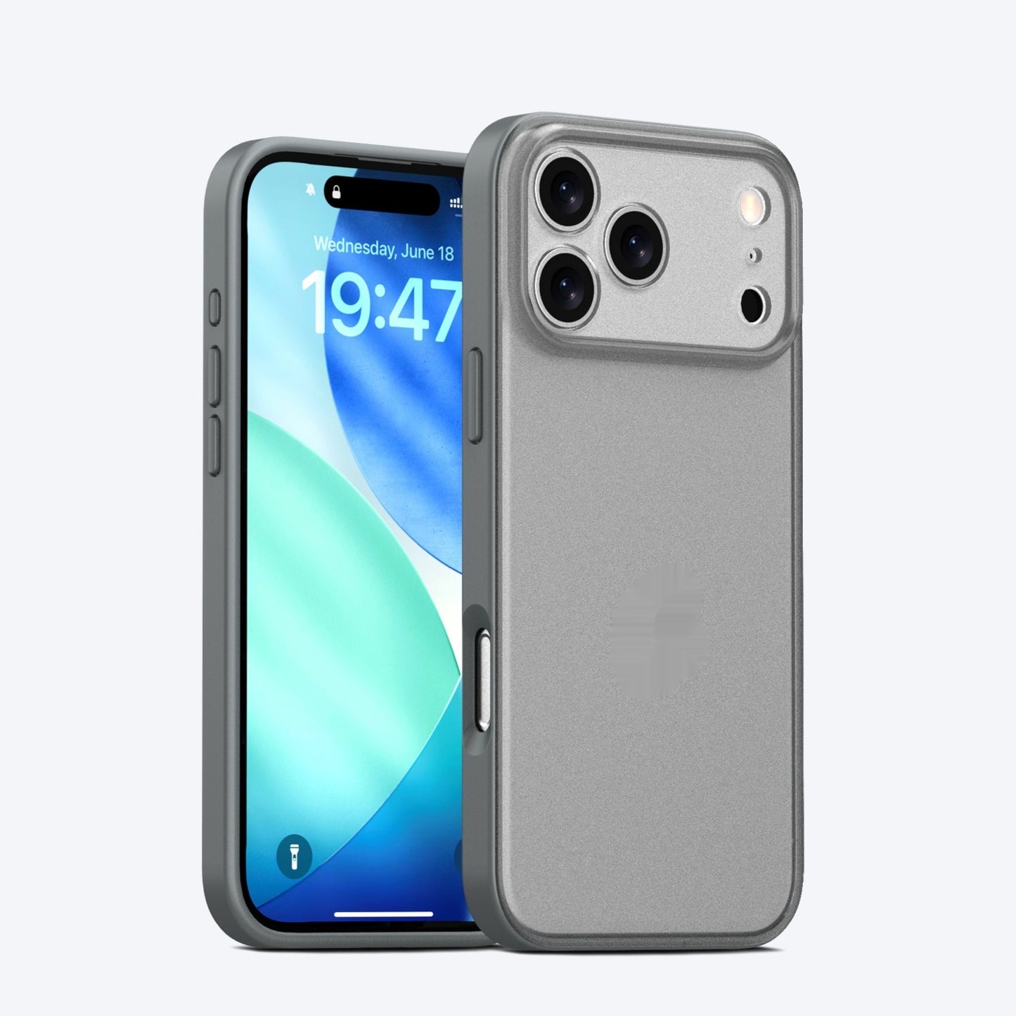 Skin Feeling Oil Injection All-inclusive Fine Hole Phone Case