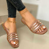 Hollow outdoor slippers women - Paternora