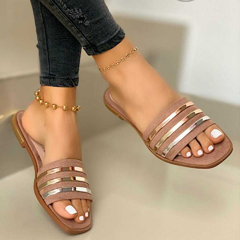 Hollow outdoor slippers women - Paternora