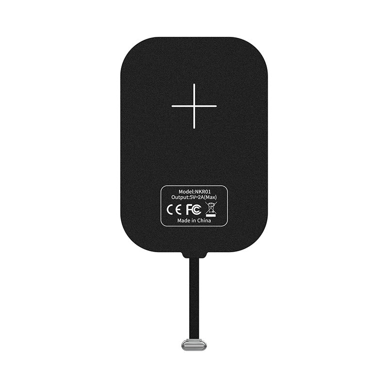 Wireless Charging Receiver Patch End, Fast Charging Stand, Foldable Portable Stand