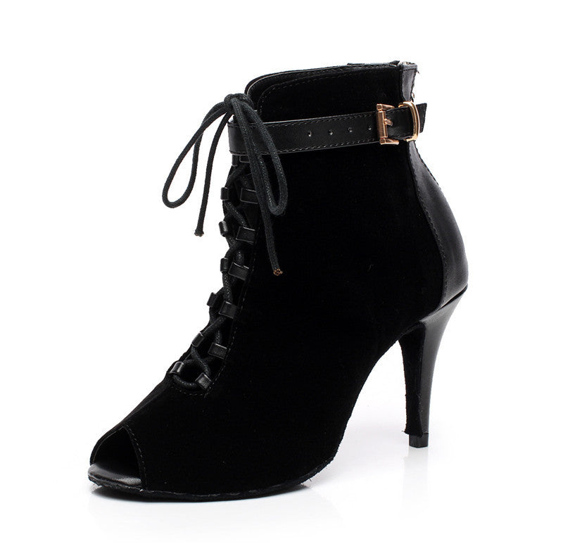 Women’s High Heel Boots Latin Dance Shoes
