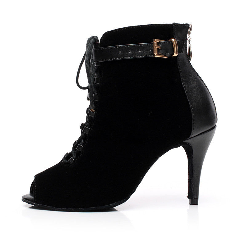 Women’s High Heel Boots Latin Dance Shoes