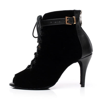 Women’s High Heel Boots Latin Dance Shoes