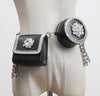 Mini Crossbody Bag With Sparkling Diamonds - Paternora