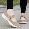 Low-top Thick Bottom Hollow Buckle Casual Mesh Shoes For The Old - Paternora