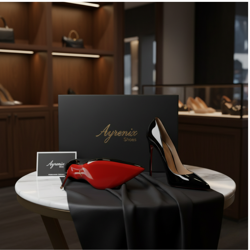 Spring And Autumn High Heels Stiletto Heel Shallow Mouth - Black / 35