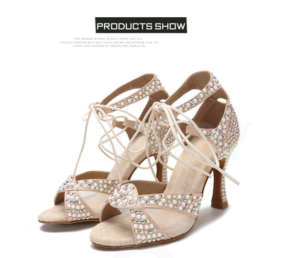Diamond Latin Dance Shoes - Outdoor / 34 / 5CM