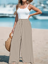 Fashion Fake Drawstring Wide-Leg Pants for Women - Paternora