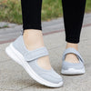 Low-top Thick Bottom Hollow Buckle Casual Mesh Shoes For The Old - Paternora