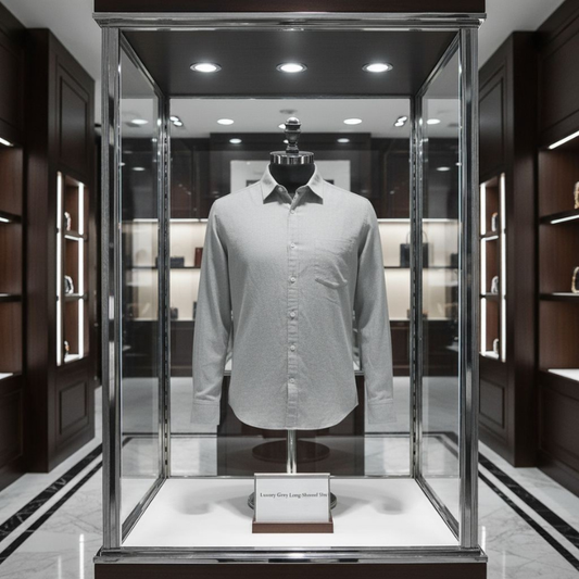 Summer New Casual Linen Shirt Men’s Loose Standing Collar