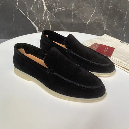 Men’s Loafers Summer Casual Frost Flat Shoes Slip-on Driving Shoes