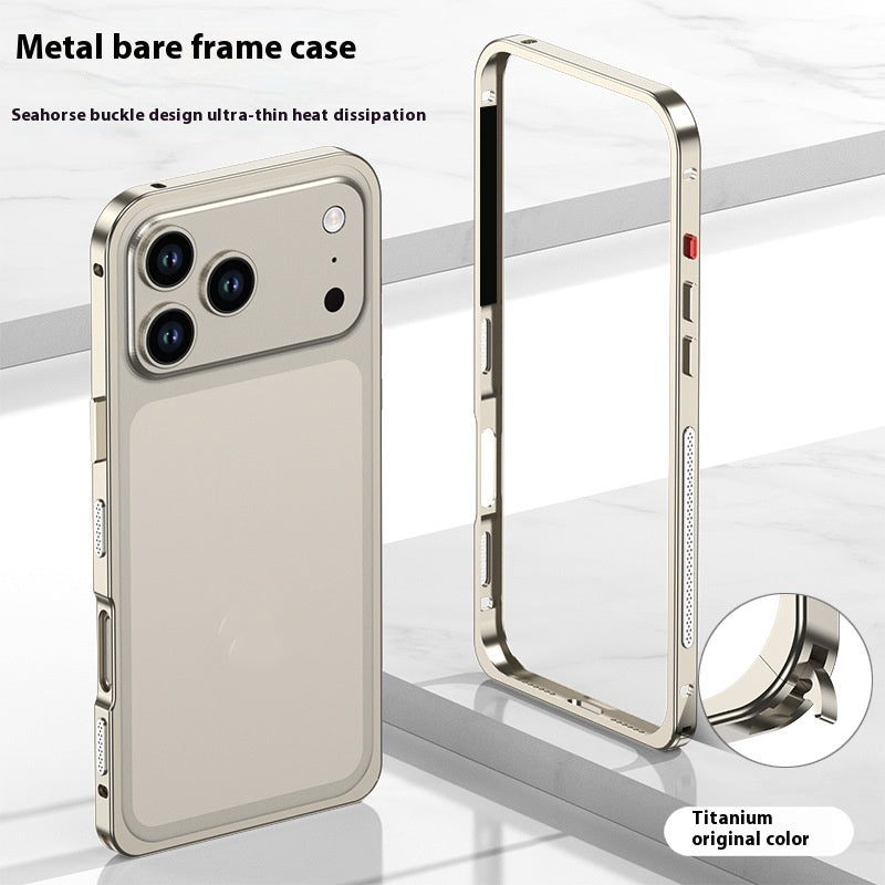 Seahorse Buckle Frame Heat Dissipation Phone Case