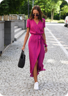 Women&#39;s Fashionable Printed Beach Dress