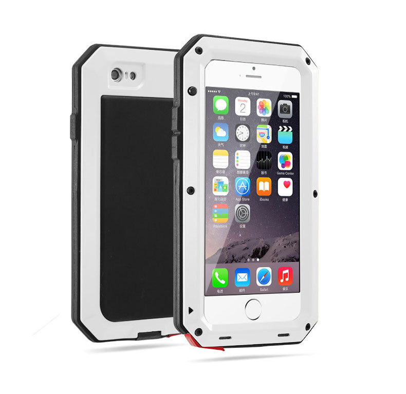 Phone Case Metal Three-proof Protective Cover Waterproof Anti-fall