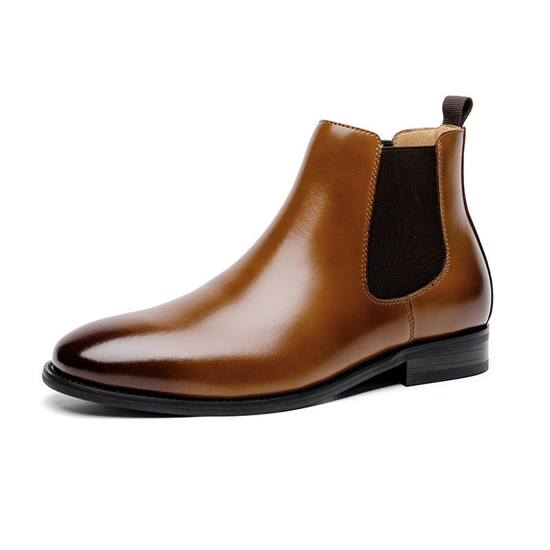 Men’s Leather Chelsea Boots | Classic Slip-On Ankle Dress Boot for Formal & Casual Wear