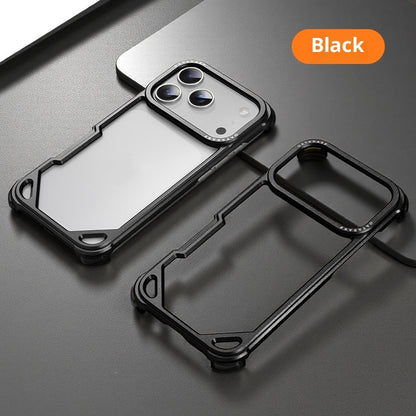 Suitable For 1716promax Seahorse Buckle Frame With Lens Phone Case 15 Metal