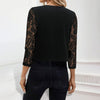 Chic See-Through Lace Small Coat - Paternora