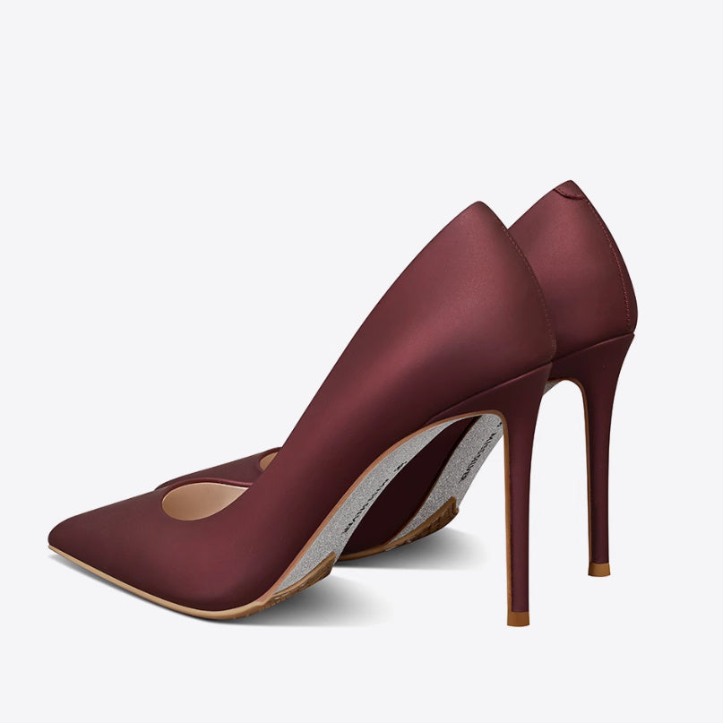 Pointed High Heels Women’s Stiletto Heel Leather Pumps