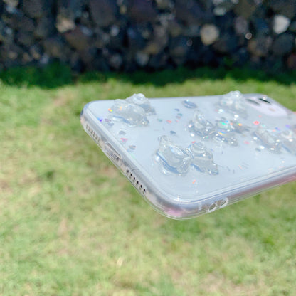 Creative Toumin Six Bears Crystal Epoxy Phone Case