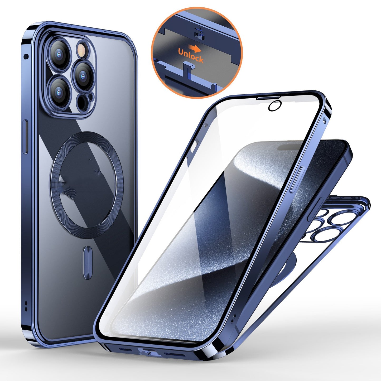 Magnetic Spring Fastener HD Phone Case