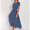 Women&#39;s Fashionable Printed Beach Dress