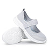 Low-top Thick Bottom Hollow Buckle Casual Mesh Shoes For The Old - Paternora