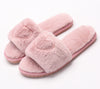 Plush slippers for women - Paternora