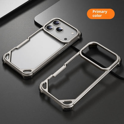 Suitable For 1716promax Seahorse Buckle Frame With Lens Phone Case 15 Metal