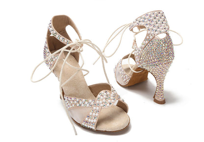 Diamond Latin Dance Shoes - Indoor / 34 / 5CM