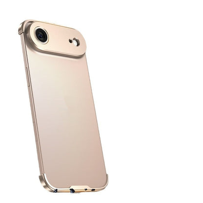Metal Four-corner Pad For Iphone17promax Phone Case Ultra-thin Frameless Lens Protective Cover