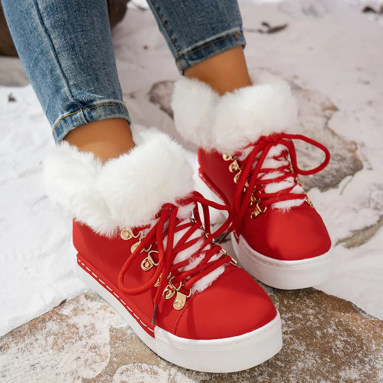 Ayrenix™ Chic Winter Ankle Boots