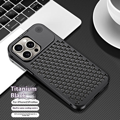 Fashion Aluminum Alloy Heat Dissipation Metal Phone Case