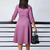 Women’s Belted Ruffled Hem Dress – Spring &amp; Summer - Paternora
