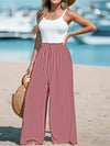 Fashion Fake Drawstring Wide-Leg Pants for Women - Paternora