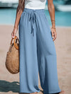 Fashion Fake Drawstring Wide-Leg Pants for Women - Paternora