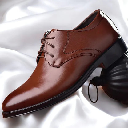 Prestige Derby | Men’s Leather Dress Shoes for Business & Formal Wear - Brown / 38