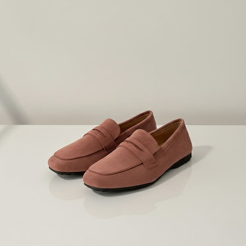 Flat Shoes Matte Fashion Comfortable And Non-slip One Pedal Loafer