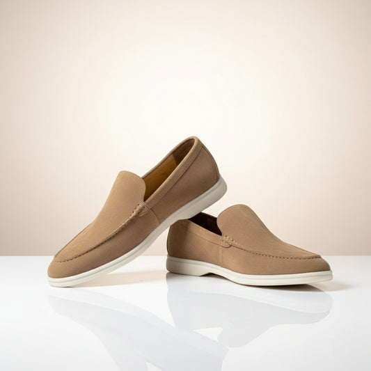 Men’s Loafers Summer Casual Frost Flat Shoes Slip-on Driving Shoes