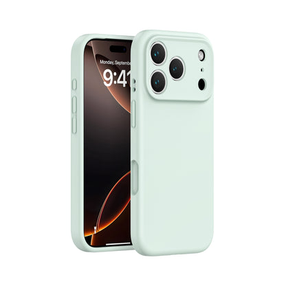 Simple Solid Color Liquid Silicone Phone Case