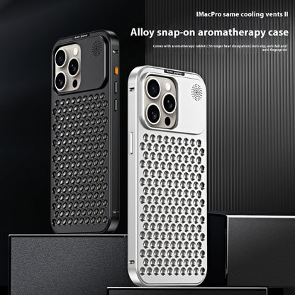 Fashion Aluminum Alloy Heat Dissipation Metal Phone Case