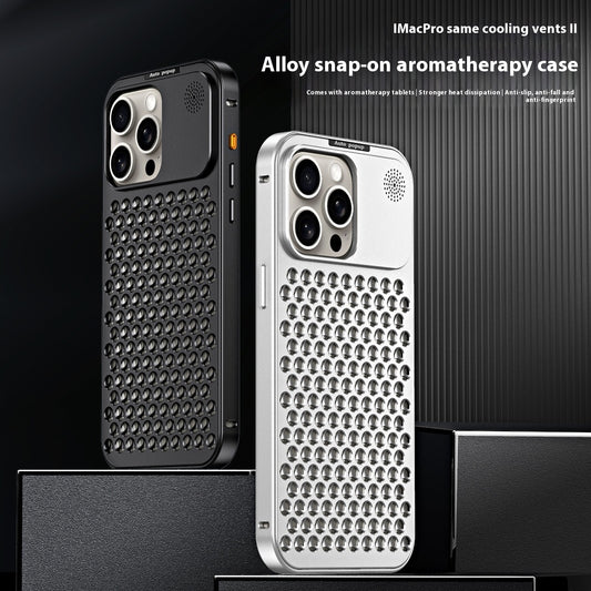Fashion Aluminum Alloy Heat Dissipation Metal Phone Case