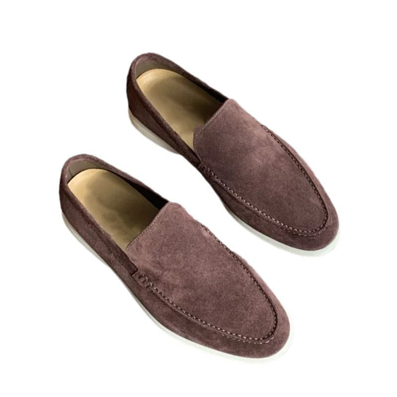 Men’s Loafers Summer Casual Frost Flat Shoes Slip-on Driving Shoes