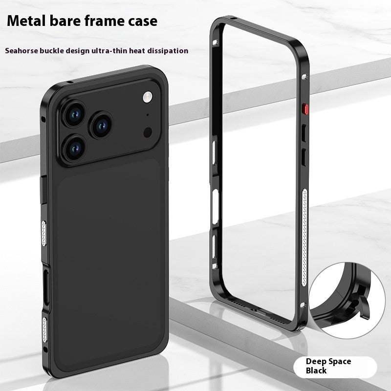 Seahorse Buckle Frame Heat Dissipation Phone Case