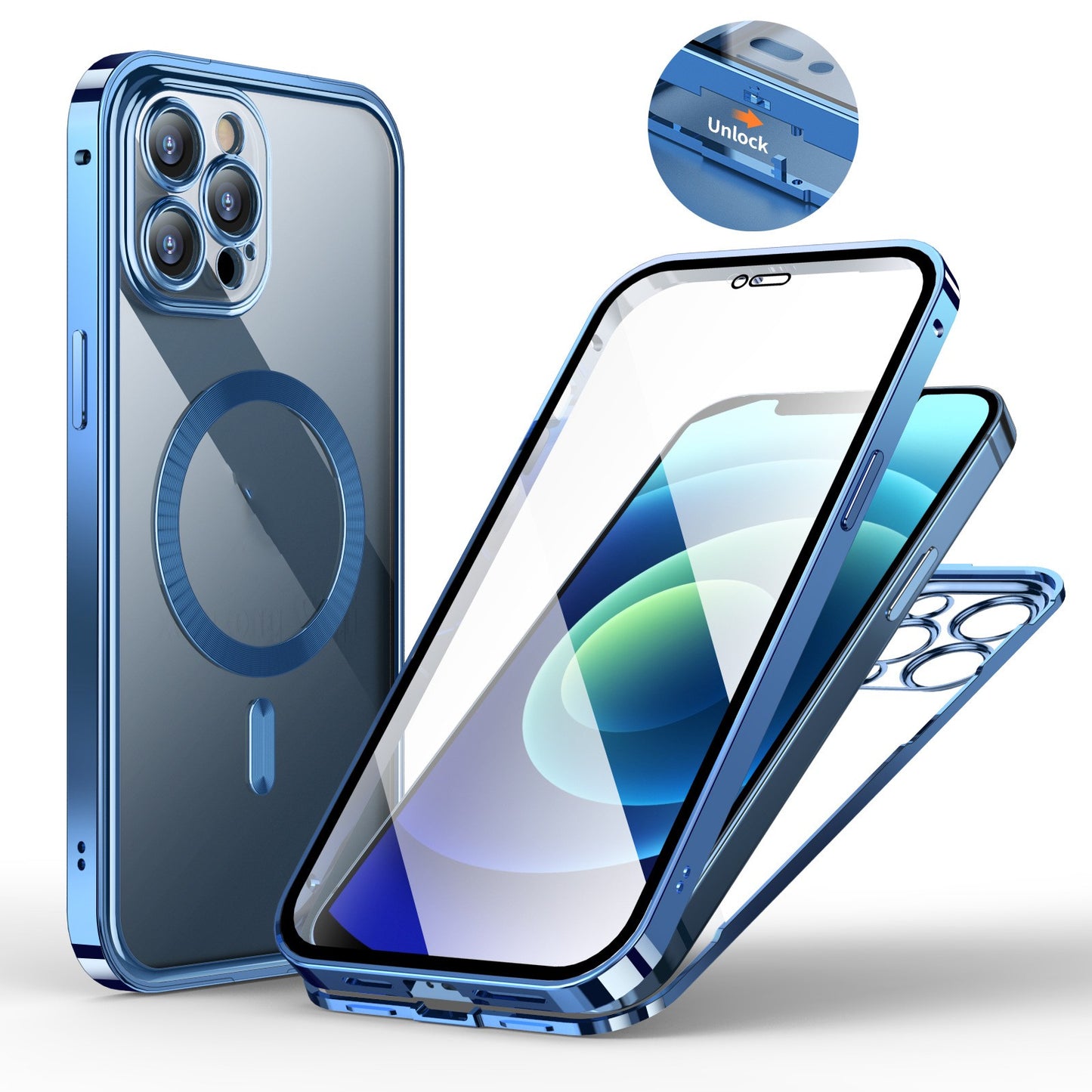 Magnetic Spring Fastener HD Phone Case