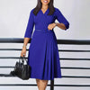 Women’s Belted Ruffled Hem Dress – Spring &amp; Summer - Paternora
